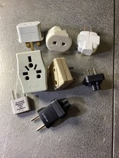 Electrical Plug adapter Converters International Travel Lot of 8 adapters
