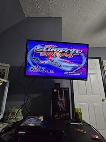 Sony PlayStation 2 PS2 Fat Console (SCPH-50001/N)  w/ AV & Power &Games