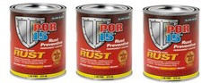 POR 15 45008 GLOSS BLACK Rust Preventive Paint Pint 16oz Pack of 3 