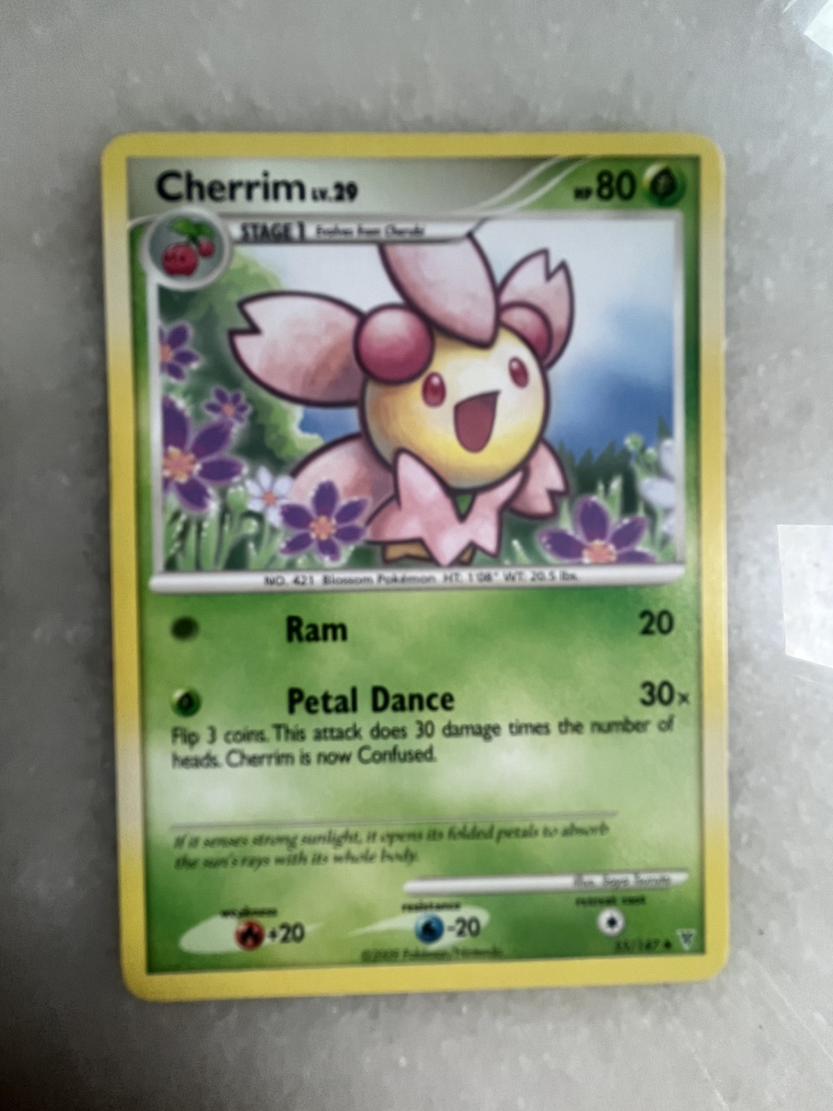 Cherrim 55/147 Pokemon Supreme Victors Regular