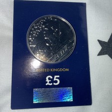2020 UK David Bowie £5 Five Pound Coin Change Checker BU Certified ** NEW **