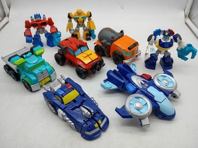 Transformers Rescue Bots Playskool Heroes Lot Hoist Hot Shot Opt Prime Bumblebee