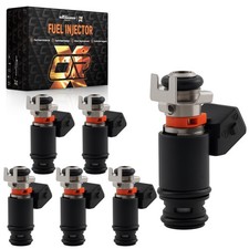 Conjunto de inyector de combustible para Volkswagen EuroVan 2,8 L V6 1997-2000 FJ573 6 PIEZAS