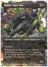 Spider-Man Noir (Borderless) 204 Marvel's Spider-Man Magic: The Gathering NM