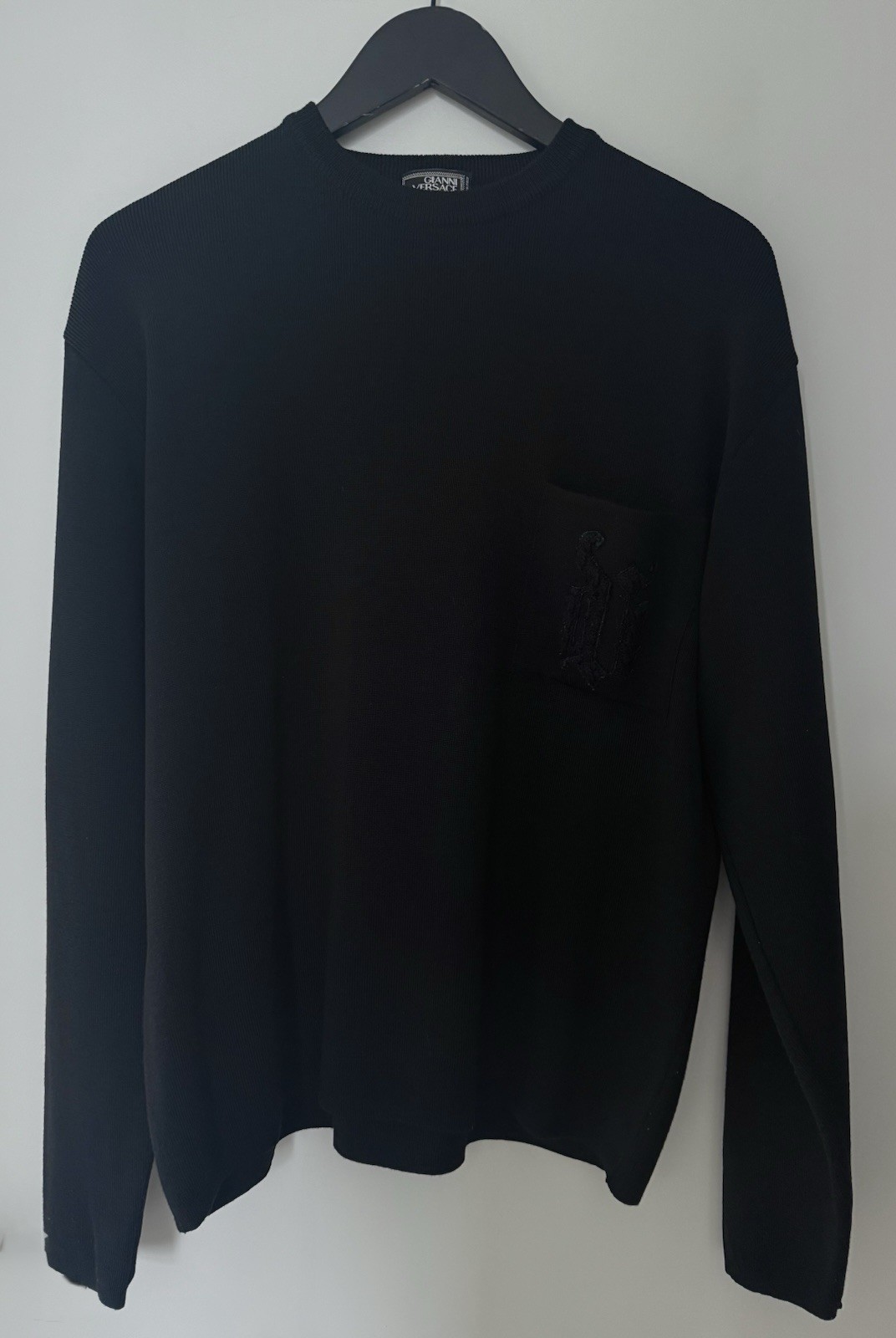 VINTAGE 90s Gianni Versace Men's Italian Pullover Swe… - Gem