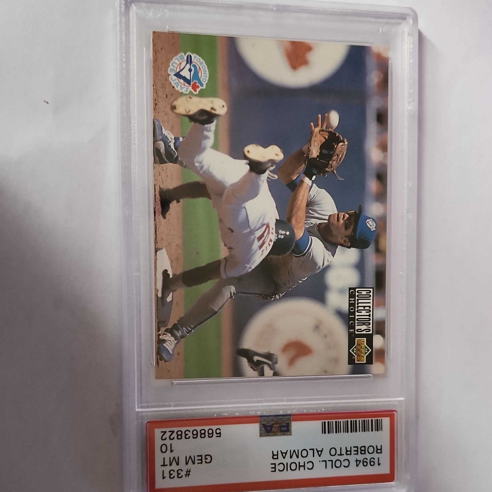 1994 Upper Deck Collector's Choice Roberto Alomar #331 Toronto Blue Jays PSA 10
