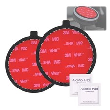 2 Pcs Adhesive Dashboard Pad Mounting Disk with Adhesive for Suction Cup Phone