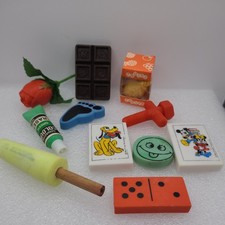 🎀 RARE VINTAGE MIXED ERASERS 