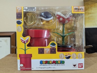 Bandai S.H. Figuarts Super Mario Diorama Play Set C Piranha Plant New Sealed