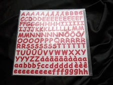 CREATIVE MEMORIES LARGE ABC/123 ALPHABET LETTERS; AWESOME COLORS