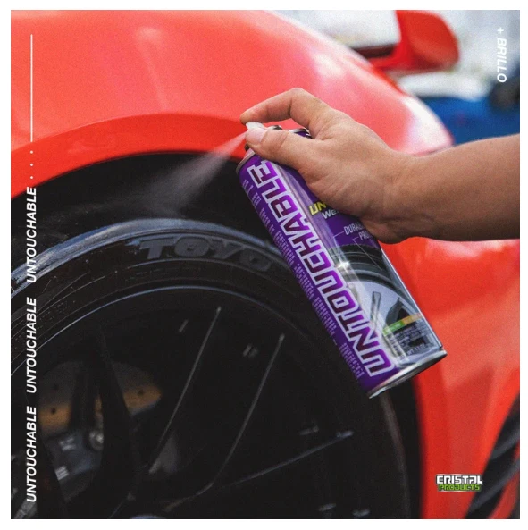 Cristal Product Untouchable Tire Wet Finish 14oz (6 bottle) Ever Gloss - product detail image 2