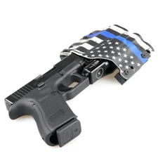 OWB Holster for OLIGHT PL-MINI 2 VALKYRIE 600 LUMEN - USA GRUNGE BLUE LINE
