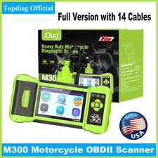 Jdiag M300 Motorcycle OBD2 Scanner Full System Fault Code Reader Diagnostic Tool
