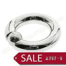 Ball Lock  Stretcher Metal Peni Ring Delay Stainless Steel Male Restrain