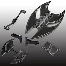 Floorboards Footboard Heel Toe Shift Levers For Harley Road King FLHR Glide80-23