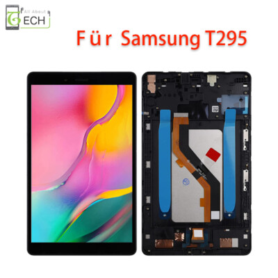 Für Samsung Galaxy Tab A 8.0 2019 T295 LTE LCD Display Rahmen Bildschirm Touc...