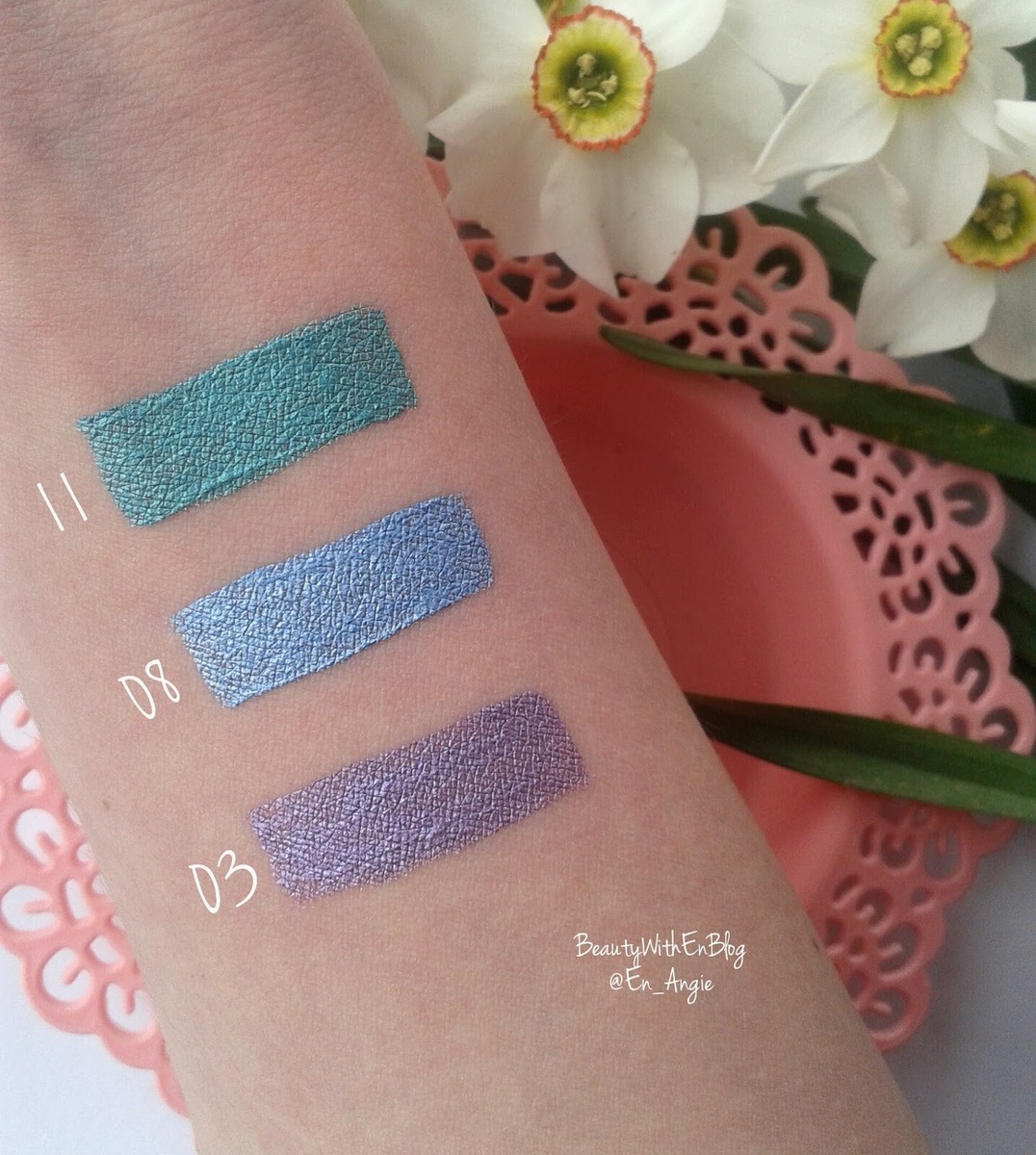 Eyeliner Métallique Golden Rose 03 Violet - Pinceau Souple Et Fin - Neuf - 6,5 G