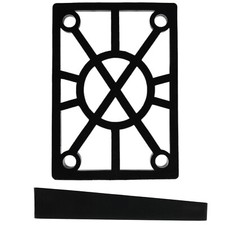 Longboard Angled Riser Pad hard plastic 2-Pack 8mm to 14mm