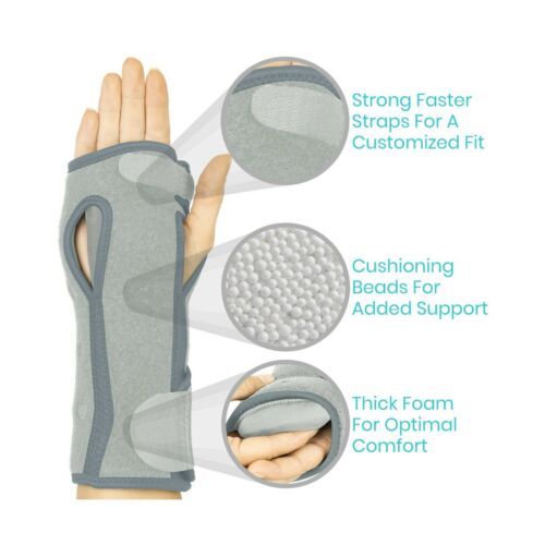 Vive Night Wrist Splint Braces Left Right Hands Pain Relief Sleep Support Wrap - Picture 4 of 9