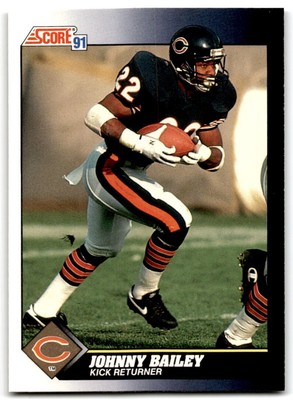 1991 Score Johnny Bailey Chicago Bears #509