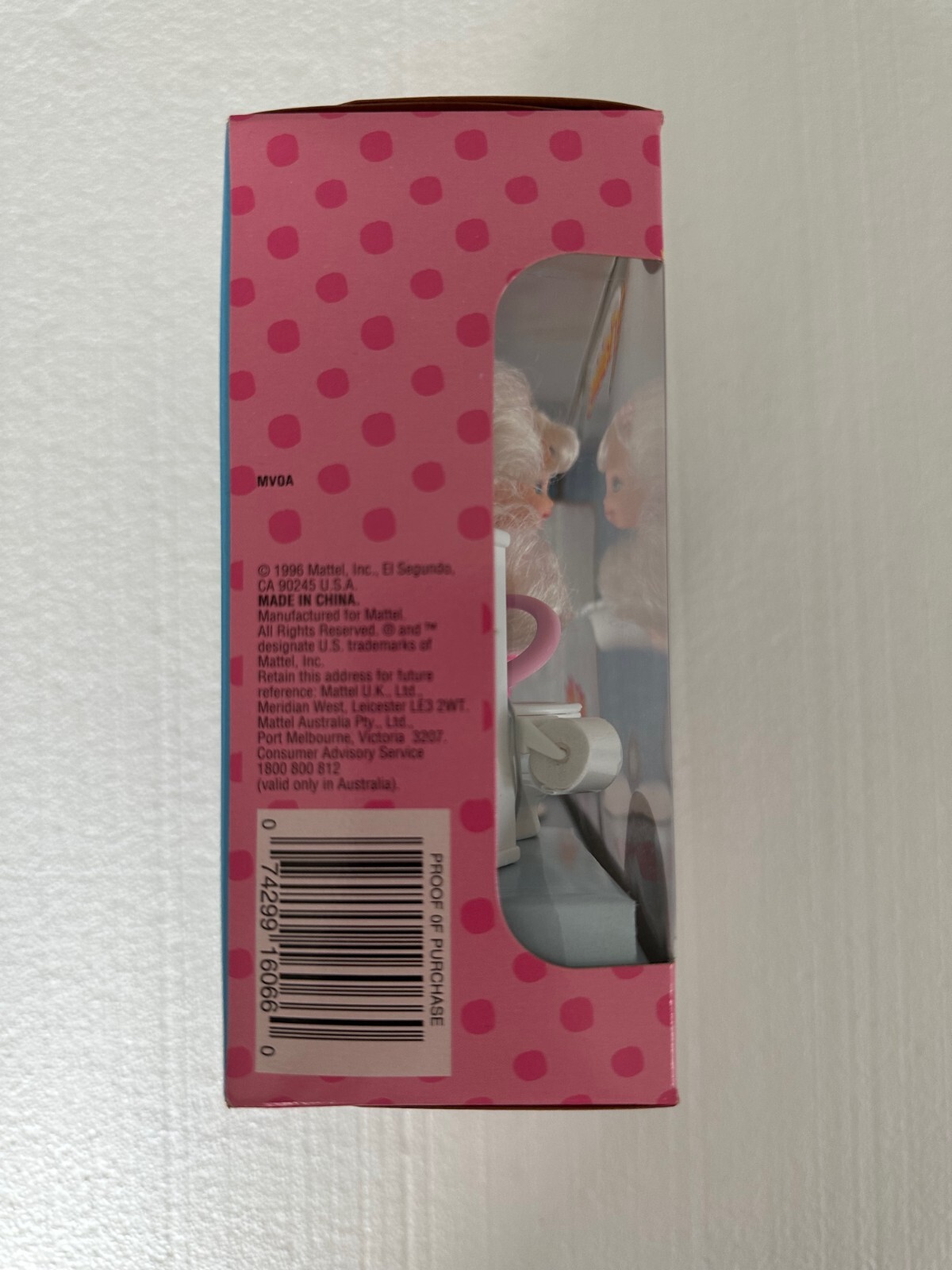Potty Training Kelly Baby Sister of Barbie Doll #16066 Mattel 1996 NIB NRFB