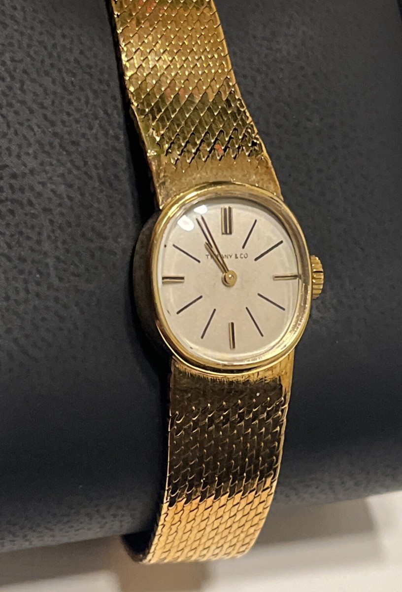 Tiffany & Co. 1973 Swiss Automatic Watch 14k Gold 087294 Perregaux