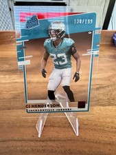 2020 Panini Chronicles - Clearly Donruss Rated Rookie Red CJ Henderson /199!