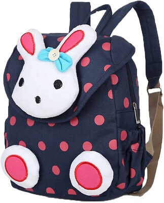 Bunny Rabbit 3D-Motiv Kinderrucksack Kindergarten Kaninchen Tornister Rucksack