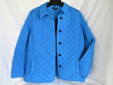 Jones Women's Lighter Weight Quilted Jacket Electric Blue Nwt Size Xl Nwt