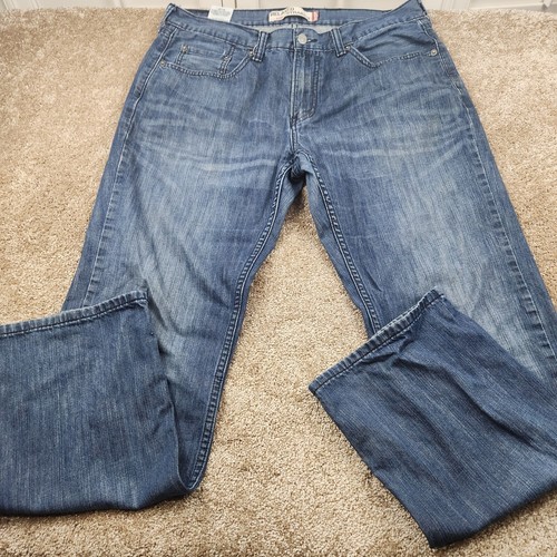 Levis 559 Jeans Herren 34x32 Straight Fit Relaxed Blau Denim Hose Baggy