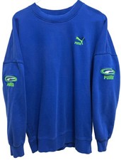 0119 Puma Cotton Long Sleeve Crewneck Sweatshirt Sz.M Womens