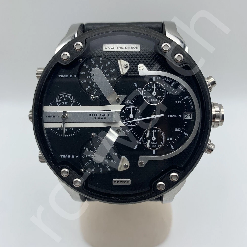 Montre Diesel Mr. Daddy 2.0 DZ7468 - Boîtier Oversize 57mm Acier Inoxydable - Homme, Neuve étiquetée