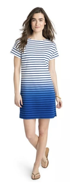 Vineyard Vines DIP Dyed/ombre Striped T 