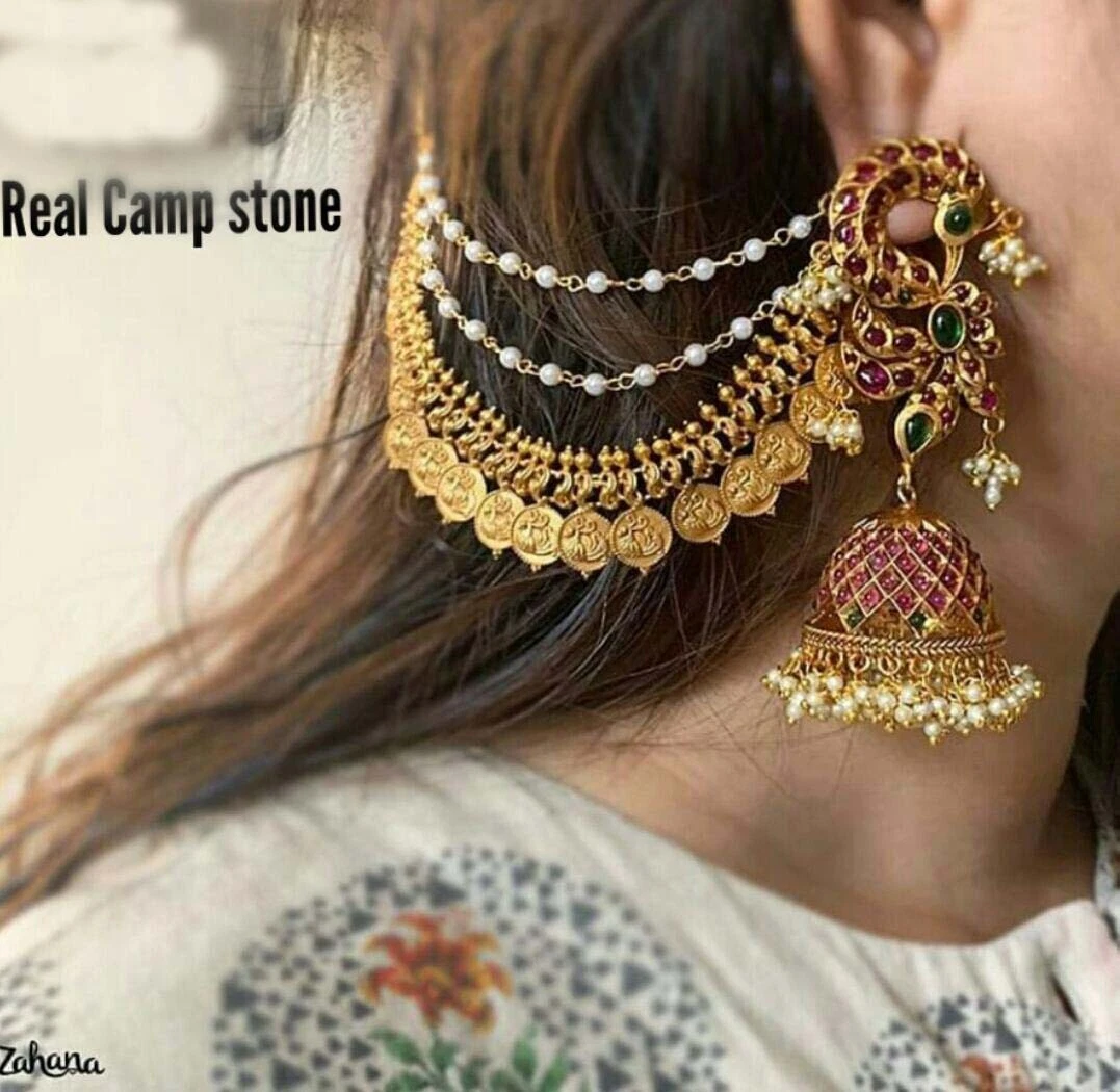 Big indian best sale earrings