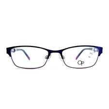 OCEAN PACIFIC OP827 Eggplant Girls Kids Rectangle Full Rim Eyeglasses 48-16-130