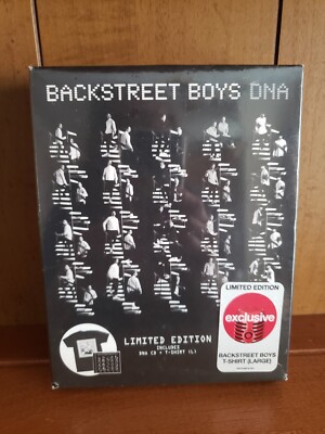 BSB Backstreet Boys DNA CD & shirt L Target Exclusive NIB