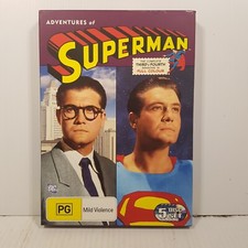 Adventures of Superman: Season 3 + 4 (5xDvd, Region 4 PAL) George Reeves