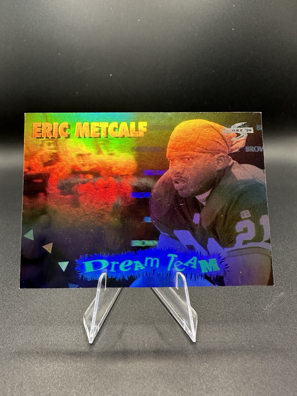 Eric Metcalf 1994 Score Dream Team HOLOGRAM #DT7 Browns