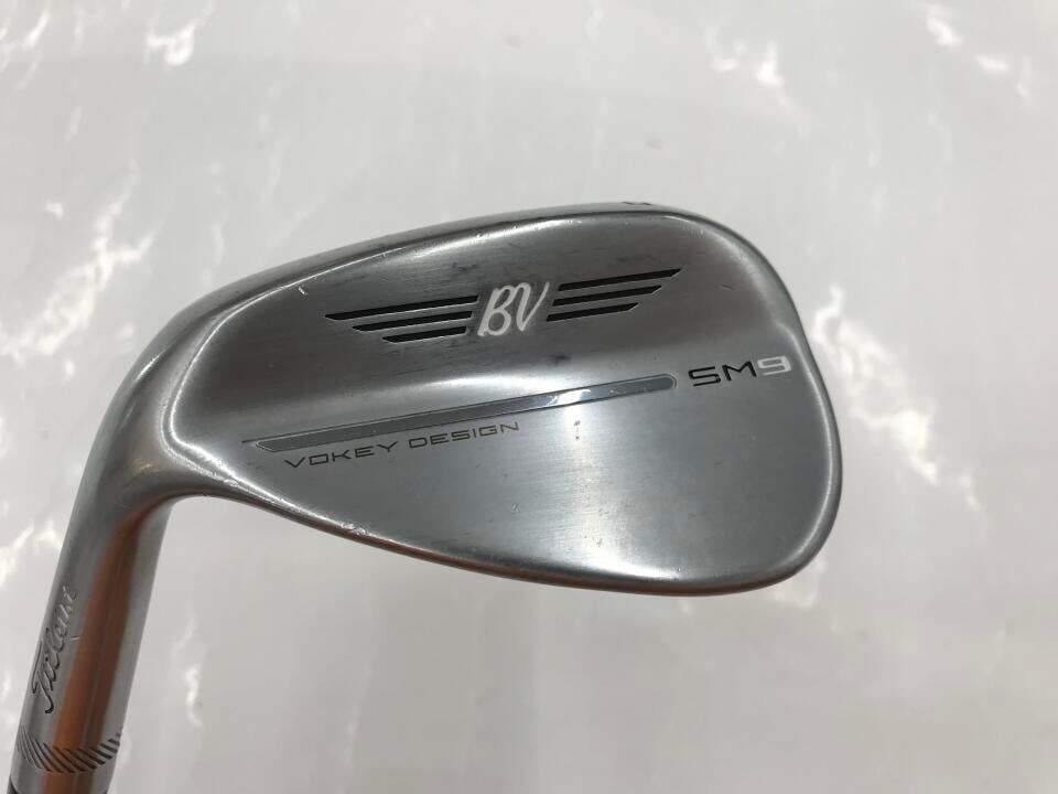 【レフティ】タイトリスト Vokey Design SM9 52° Titleist Vokey Design SM9 Spin Milled Wedges Brushed Steel