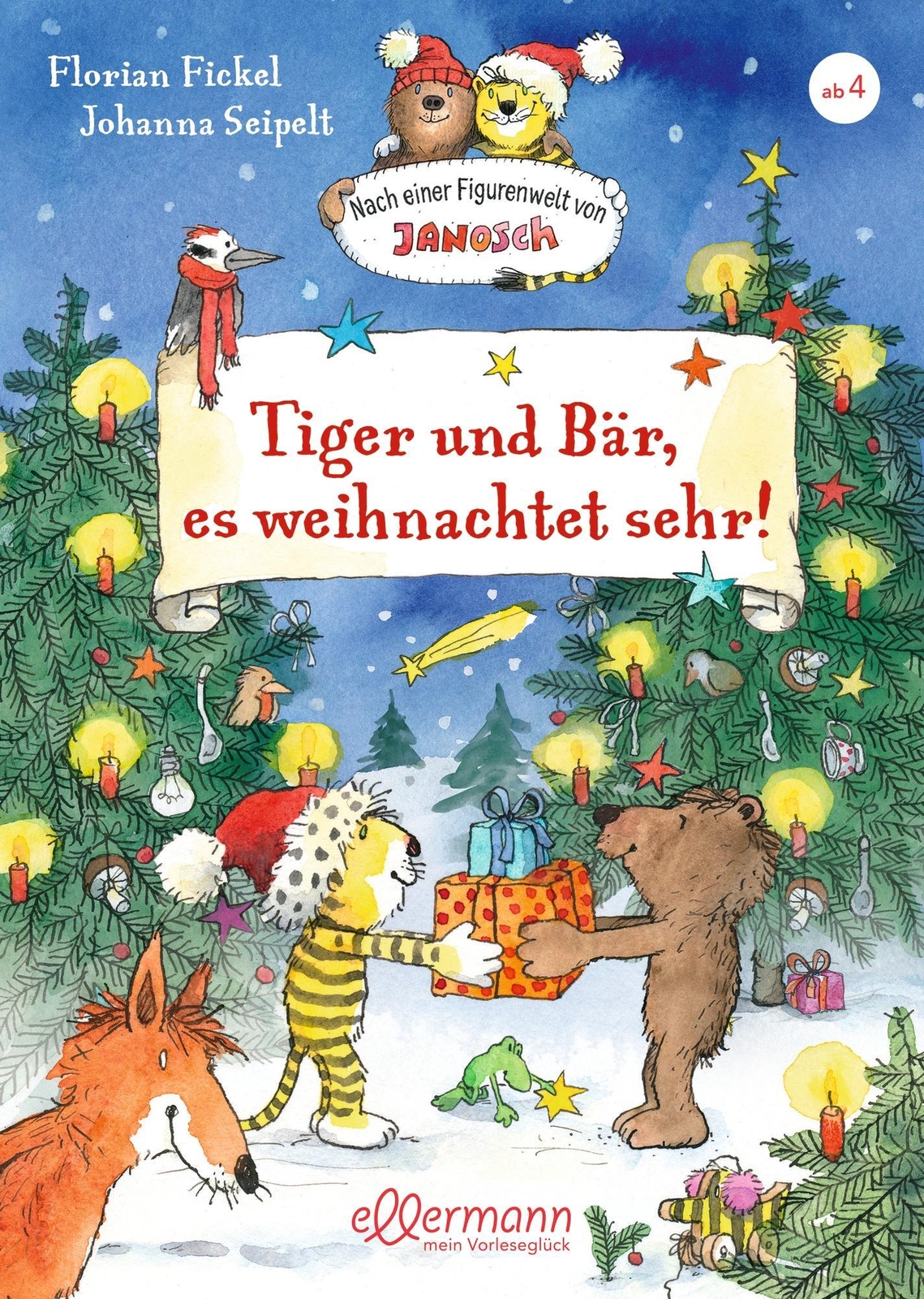 Thumbnail - Nach Einer Figurenwelt Von Janosch. Tiger Und Bär, Es Weihnachtet Sehr