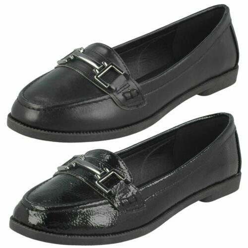 Ladies Spot On Loafer 'Shoes' eBay