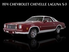 1974 Chevrolet Chevelle Laguna S-3 New Metal Sign 9x12 Ships Free