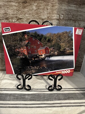 Vintage Old Red Mill PUZZLE 1000 Pieces Rose Art  FACTORY SEALED