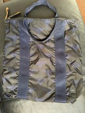 MARNI × PORTER Collaborazione 2 Vie Nylon Zaino Tote Bag colore nero navy USATO