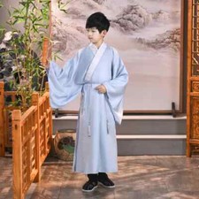 Children Ethnic Hanfu Boy Stage Performance Tang Song Dynasty Robe Dress Cosplay