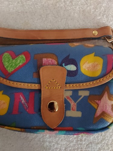 DOONEY  & BOURKE BLUE DOODLE WRISTLET
