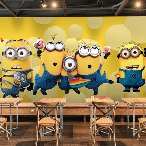 Kinder Minions Tapete Schlafzimmer Tapete Wandtapete Nicht selbstklebend Tapeten - Bild 8 von 10