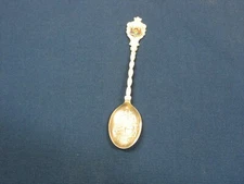 Michigan Collectable Miniature Silver Plated Spoon with Elk Made in Holland