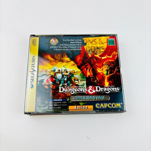 Dungeons & Dragons Collection Sega Saturn SS CAPCOM Action Used Japanese - Picture 2 of 12