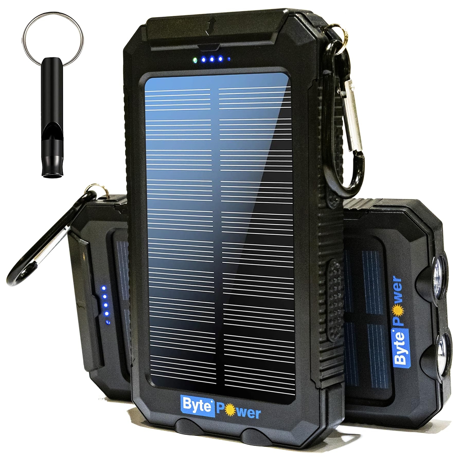 Solar Charger Power Bank 20000mAh, Portable Solar Pone Charger with Compass,C...